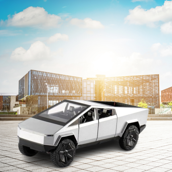 TESLA CYBERTRUCK METAL DIE-CAST 1:36 Silver