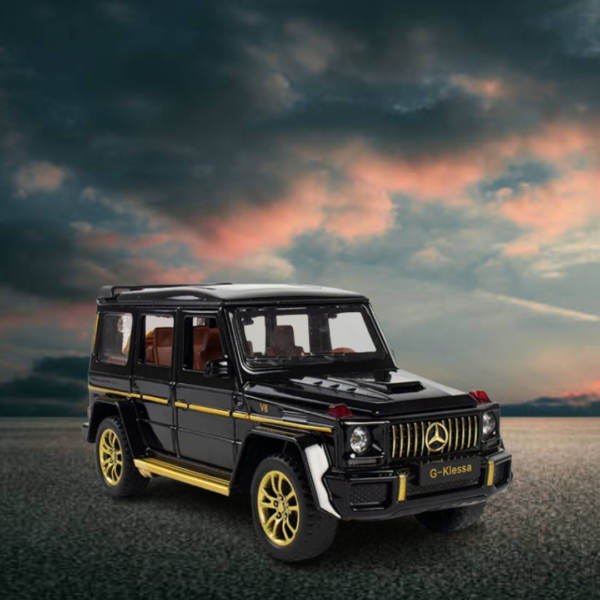 Mercedes Benz G-Class Metal Model Diecast Car – Black Scale 1:32