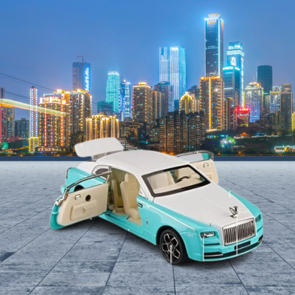 Rolls Royce Ghost Model 1:32 Scale Diecast Car - Blue Premium