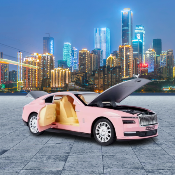 Rolls Royce Ghost Model 1:32 Scale Diecast Car - Pink Premium