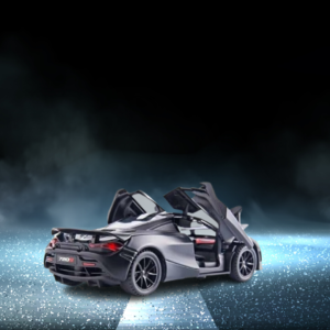 McLaren 720s Model Metal Diecast Car - Silver Scale 1:32