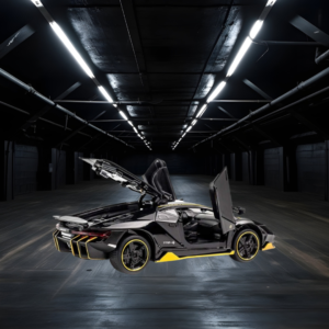 Lamborghini Lp 770-4 Model Die Cast Collection Black scale model 1:32