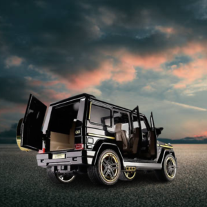 Mercedes Benz G-Class Metal Model Diecast Car – Black Scale 1:32