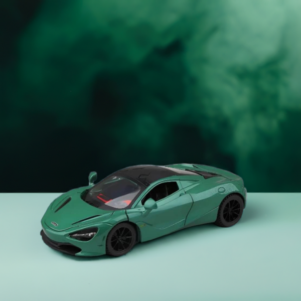 McLaren 720S Model Metal Die-Cast Car - Green Scale 1:32 - Image 1