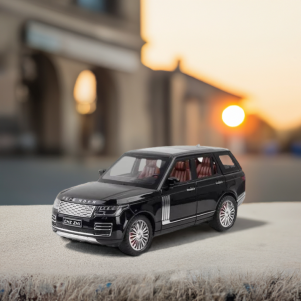 Range Rover Metal Model Diecast Model Car - Big Size 1:24 Black - Image 1