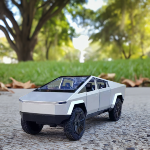 Tesla Cybertruck Metal Die-Cast 1:36 Scale Model – Silver - Image 3