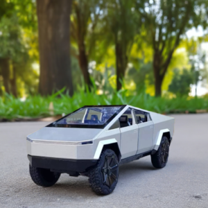 Tesla Cybertruck Metal Die-Cast 1:36 Scale Model – Silver - Image 5