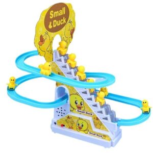 Musical Duck Track Slide and Climb Stairs Toys with 3 Duck - Image 3