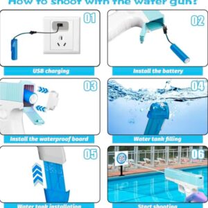 Electric Water Gun with Excellent Range 25-32 Feet - Image 6