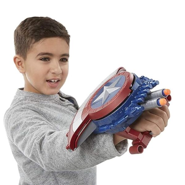 Kid Toy America Shield Toy Captain Blaster Reveal Gun with Soft Bullets | Multi - Image 4