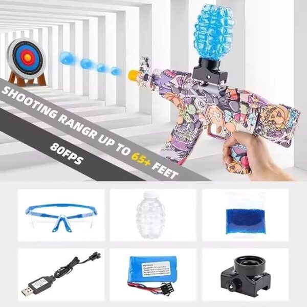 Shooting Elite Gun for Kids with Foam Balls & 5000 Water Bombs - Image 5