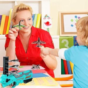 Flying Airplane Toy for Kids | Foam Plane with Air Battle Gun - Image 5