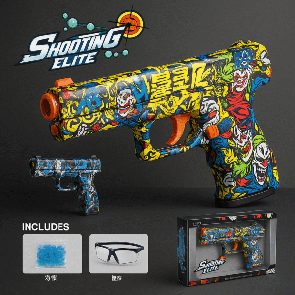 beretta shooting elite gun | multicolor plastic toy gun for kids | ages 3 7