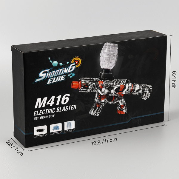 automatic gun for kids and adults | electric operated | 50 foot range | includes gel balls