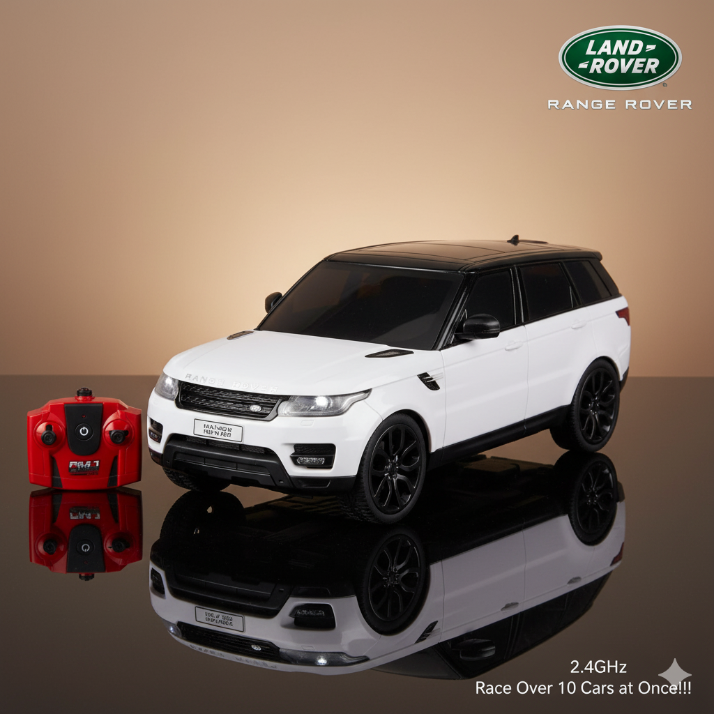 rc cars compatible with range rover rc remote control car sport white | 1:16 scale