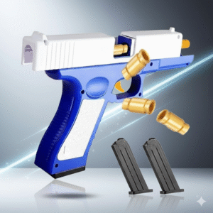 G Lock Gun-Shell ejecting Toy Gun Pistol with Silencer