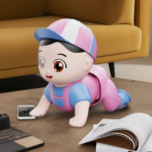 Musical Cute Mini Crawling Baby Electric Mini Climb Toy - Image 3