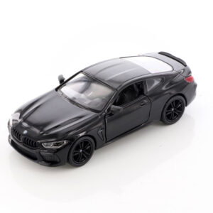 Die-cast Metal Car Model BMW Black Toy Car for Kids – Pull Back, Openable Doors - Image 5
