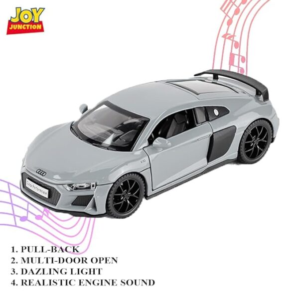 Audi Model Car 1:32 Exclusive Alloy Metal Pull Back Die-cast Car - Image 3